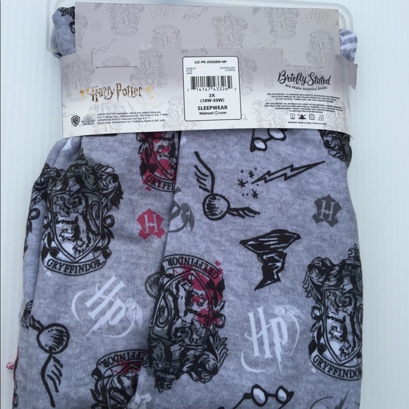 2X Briefly Stated HARRY POTTER Pajama Pants Jogger - Picture 6 of 8